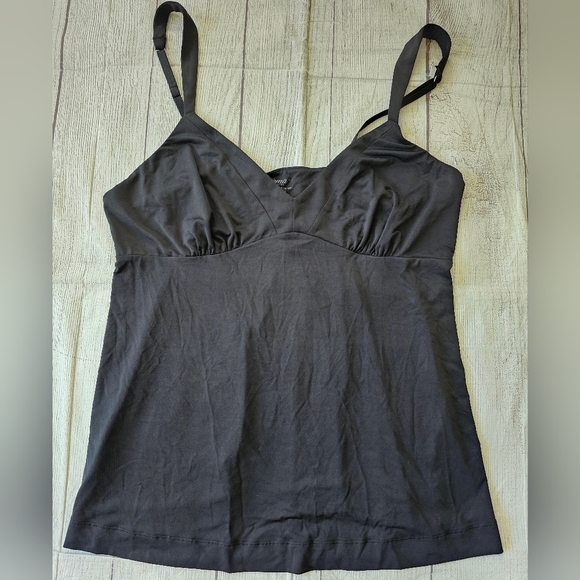 Soma Intimates Size Large Black Leila Cami Adjustable Straps New w/ Tag Soft - Picture 1 of 7